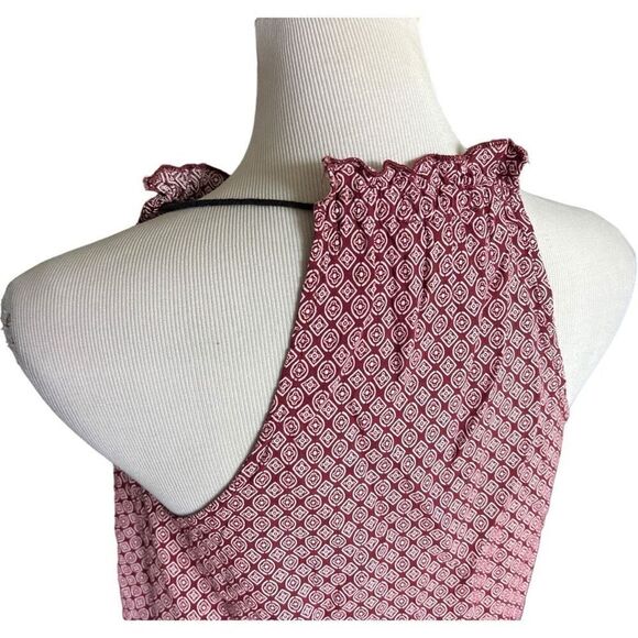 Womens Two Sisters Boho Tassel Open Shoulder Tank Top - Sz S - Picture 4 of 4